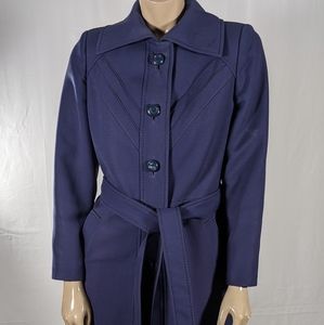 Long wool dress coat